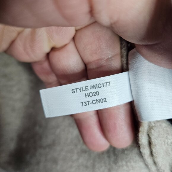 Madewell 100% Merino Herringbone Mattson Sweater One bottom Coat Women's Size S - Picture 7 of 12